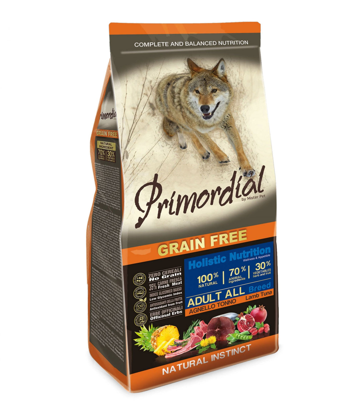 Primordial Cane Adulto All Breeds Tonno & Agnello 2 KG