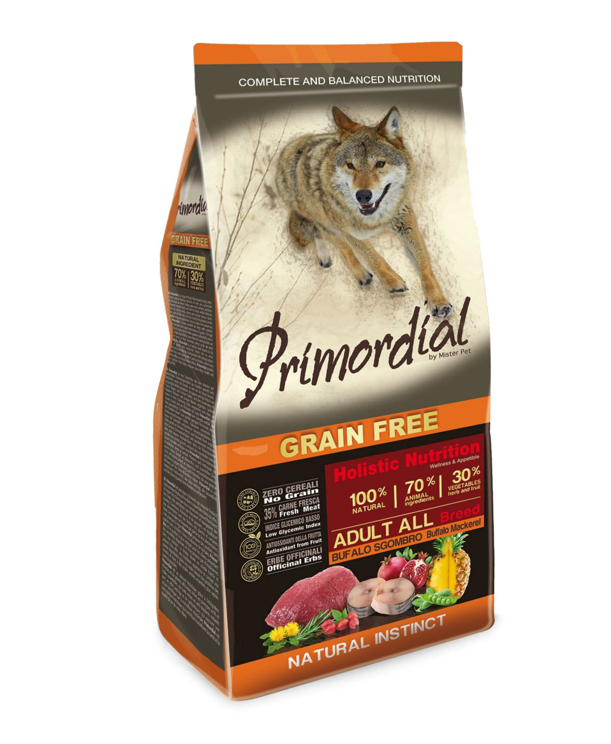 Primordial Cane Adulto All Breeds Bufalo & Sgombro 2 KG