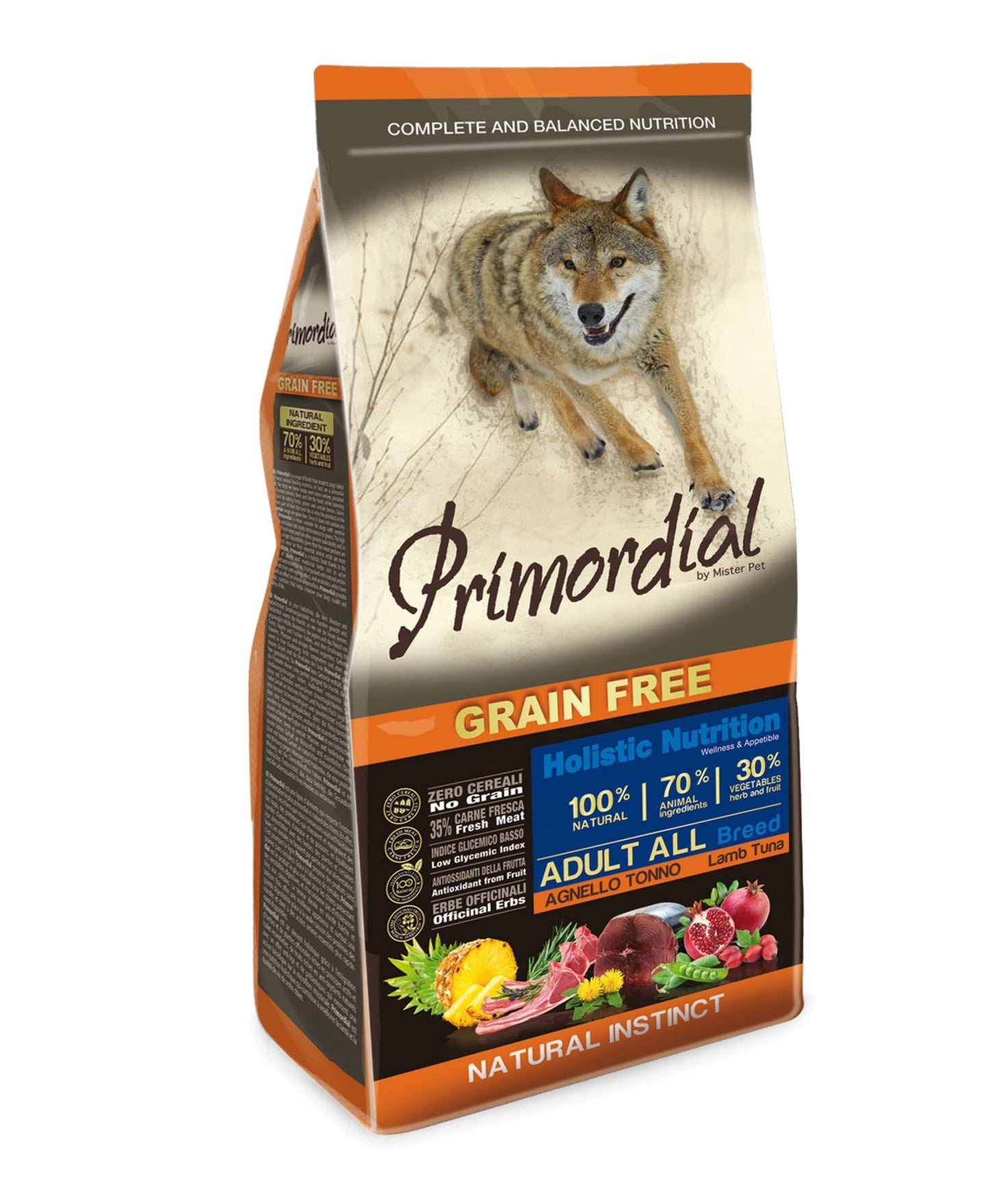 PRIMORDIAL CANE ADULTO ALL BREEDS TONNO & AGNELLO 12 KG