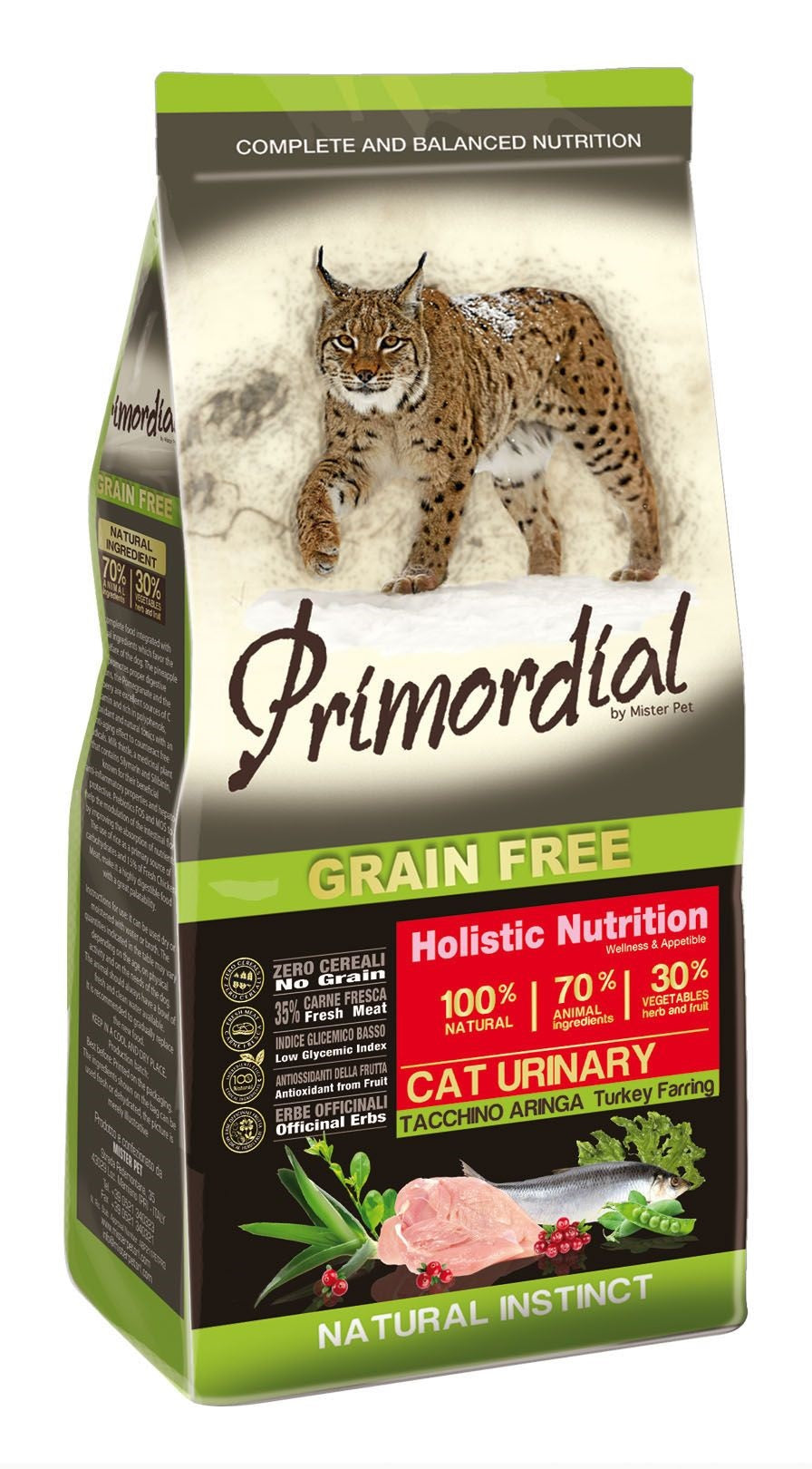 PRIMORDIAL GATTO ADULTO URINARY TACCHINO & ARINGA 6 KG