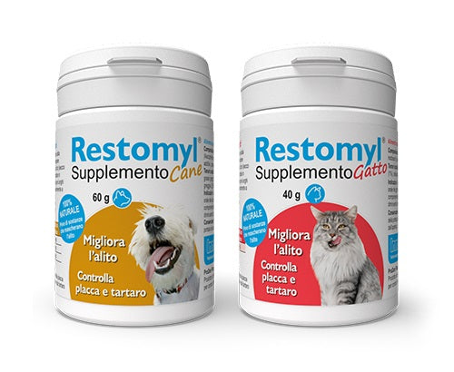 Barattolo Restomyl Supplemento Cane 60 g per igiene orale