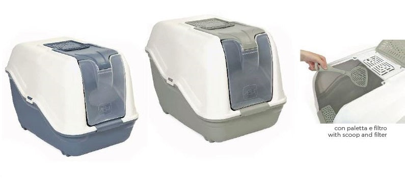LEO PET GATTO LETTIERA IGIENICA "NETTA MAXI" 66x49x50 CM (colori assortiti)