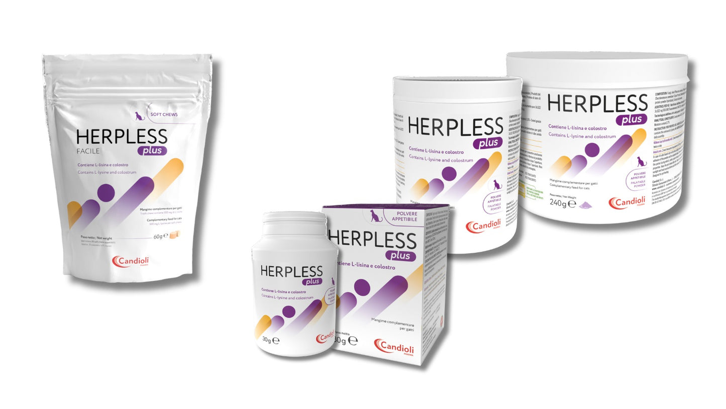 HERPLESS PLUS POLVERE BARATTOLO 120 GR
