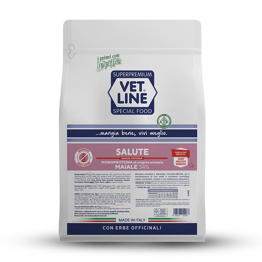 VETLINE CANE SALUTE MINI MAIALE 3 KG