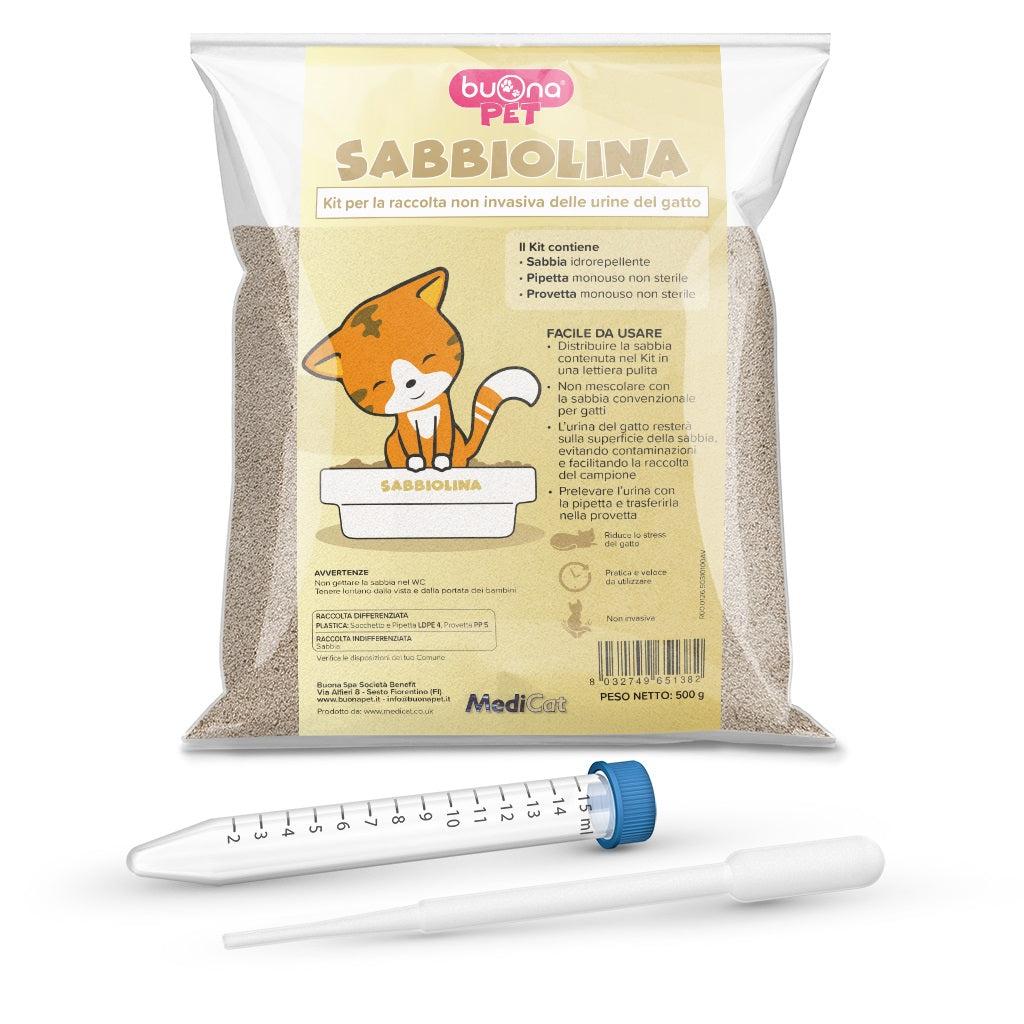 SABBIOLINA KIT RACCOLTA URINE 500 GR