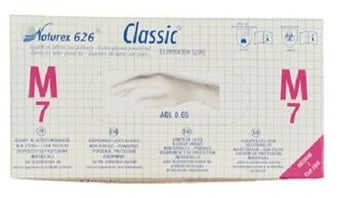 GUANTO IN LATTICE NATUREX CLASSIC CON POLVERE CF. (100 PZ) TG. M