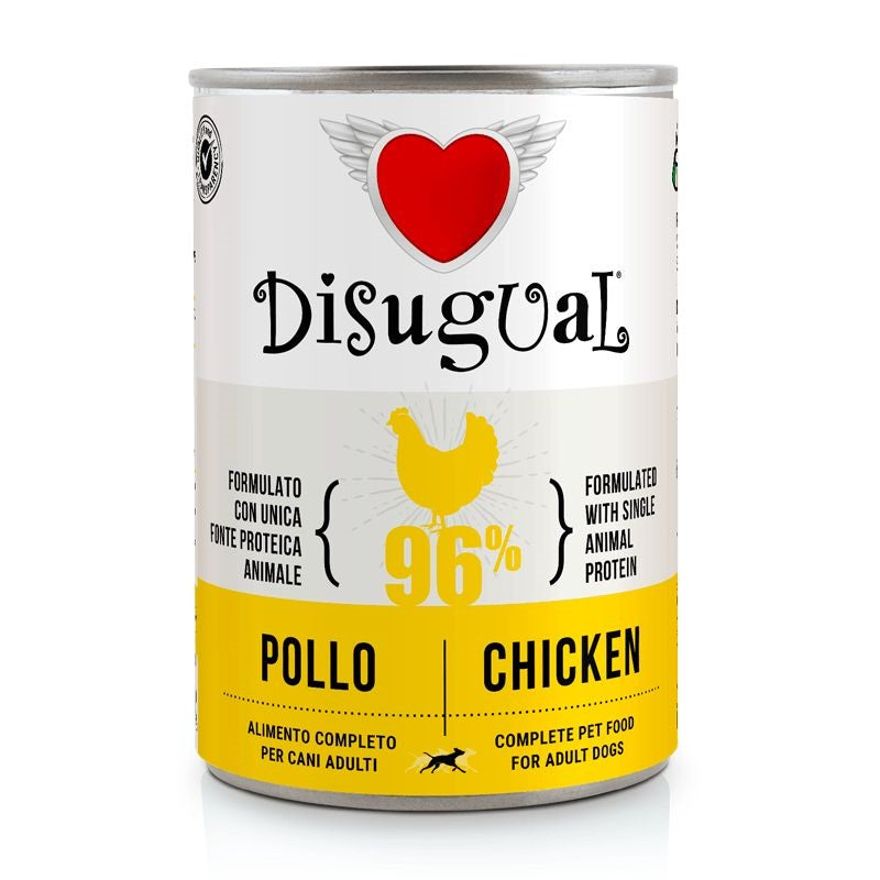 Disugual Cane Adulto Monoproteico Pollo Lattina 400 g