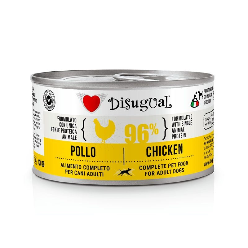 DISUGUAL CANE ADULTO MONOPROTEICO POLLO LATTINA 150 GR