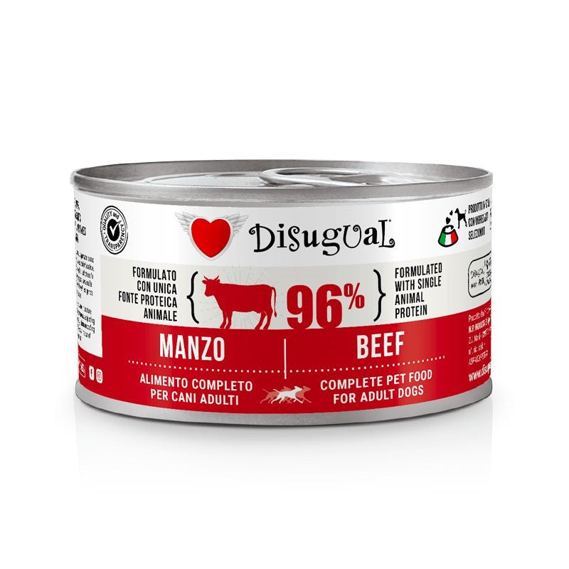 Disugual Cane Adulto Monoproteico Manzo Lattina 150 g