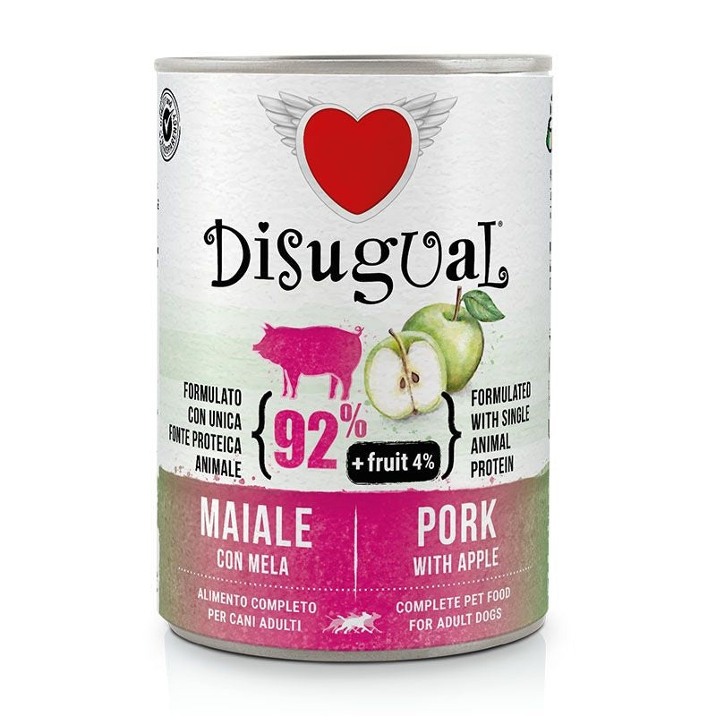 DISUGUAL CANE FRUIT ADULTO MAIALE & MELA LATTINA 400 GR