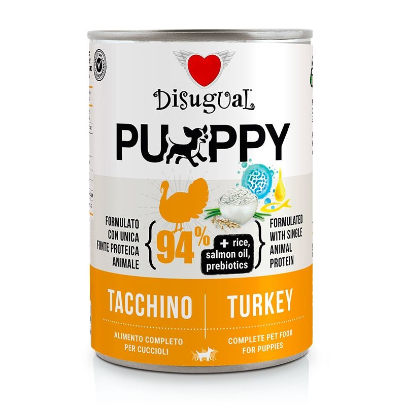 DISUGUAL CANE PUPPY MONOPROTEICO TACCHINO LATTINA 400 GR