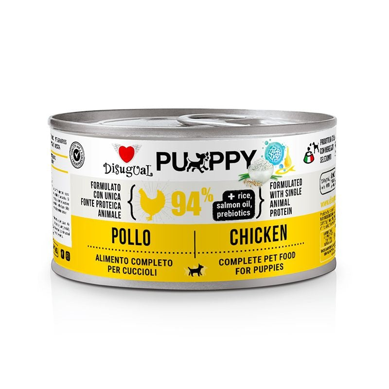 DISUGUAL CANE PUPPY MONOPROTEICO POLLO LATTINA 150 GR