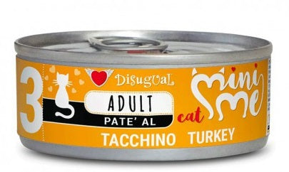 Disugual Gatto Minime (3) Adulto Tacchino Lattina 85 g
