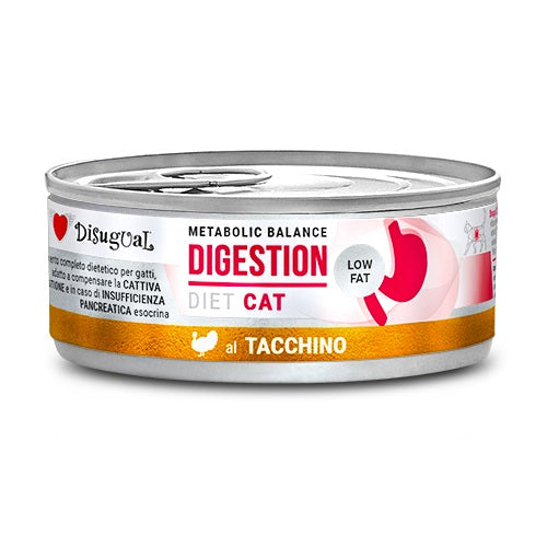Disugual Gatto Diet Digestion Low Fat Tacchino 85 g