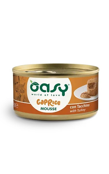 Oasy Gatto Caprice Mousse Adulto Tacchino 85 g