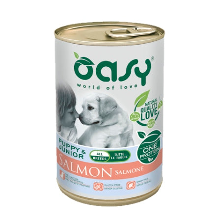 OASY CANE OAP PUPPY&JUNIOR TUTTE LE TAGLIE SALMONE 400 GR