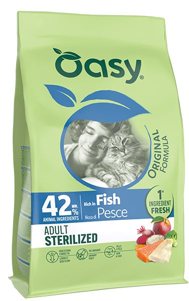 OASY GATTO ORIGINAL FORMULA ADULTO STERILIZZATO PESCE 1,5 KG