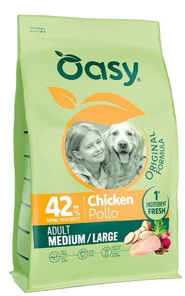OASY CANE ORIGINAL FORMULA ADULTO MEDIUM&LARGE POLLO 10 KG