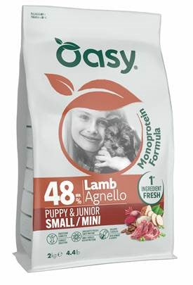 OASY CANE MONOPROTEIN FORMULA PUPPY&JUNIOR SMALL&MINI AGNELLO 800 GR