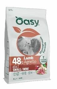 OASY CANE MONOPROTEIN FORMULA ADULTO SMALL&MINI AGNELLO 2 KG