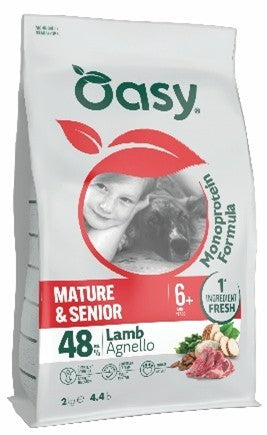 OASY CANE MONOPROTEIN FORMULA MATURE&SENIOR AGNELLO 10 KG