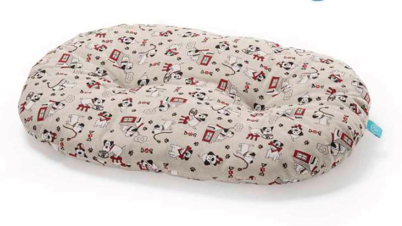 LEO PET CANE CUSCINO OVALE "NETTUNO ARGO" 105x70 CM