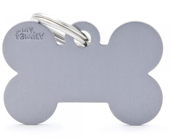 MY FAMILY MEDAGLIETTA BIG BONE ALUMINUM GREY
