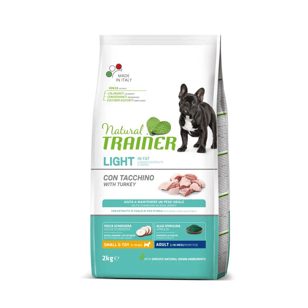 TRAINER CANE NATURAL LIGHT IN FAT SMALL&TOY TACCHINO 2 KG