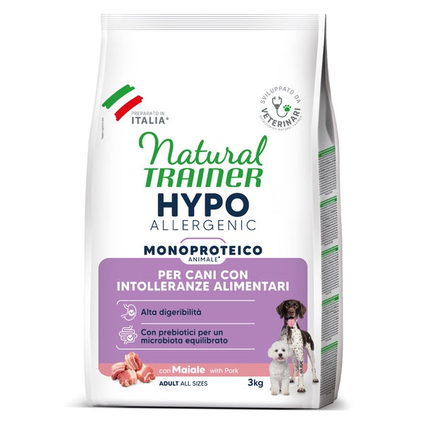TRAINER CANE NATURAL HYPO ALLERGENIC ADULTO ALL BREEDS MAIALE 3 KG