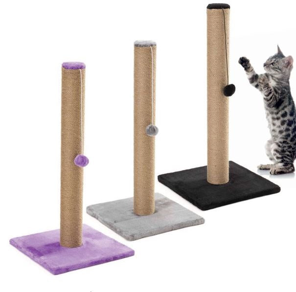 LEO PET GATTO TIRAGRAFFI "ORLANDO GRIGIO" 40x40x80 CM
