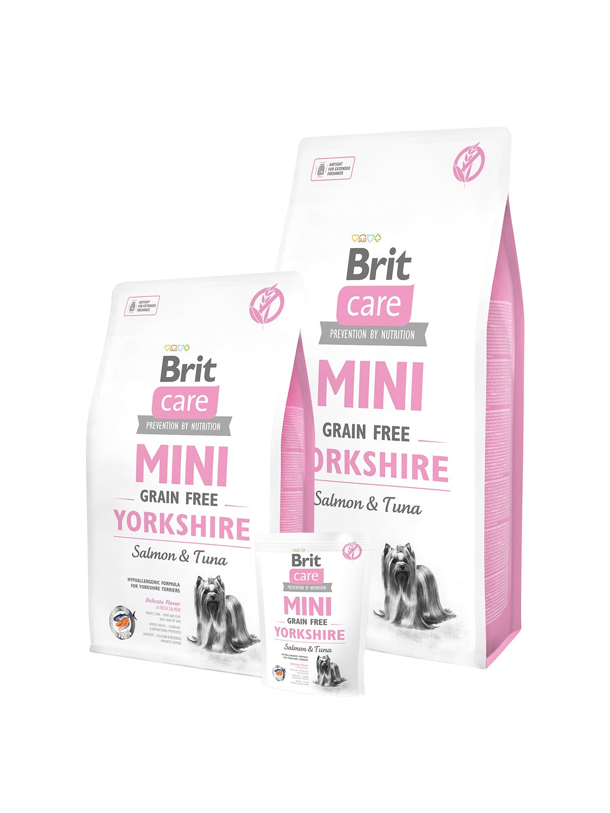BRIT CARE CANE MINI GRAIN FREE YORKSHIRE SALMON&TUNA 2 KG