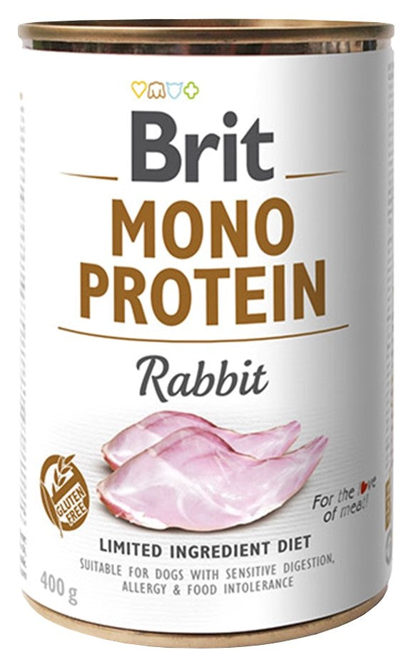 BRIT CARE CANE MONOPROTEIN RABBIT 400 GR