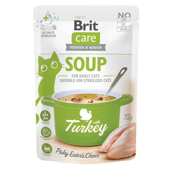 Brit Care Gatto Soup Adulto Tacchino Busta 75 g