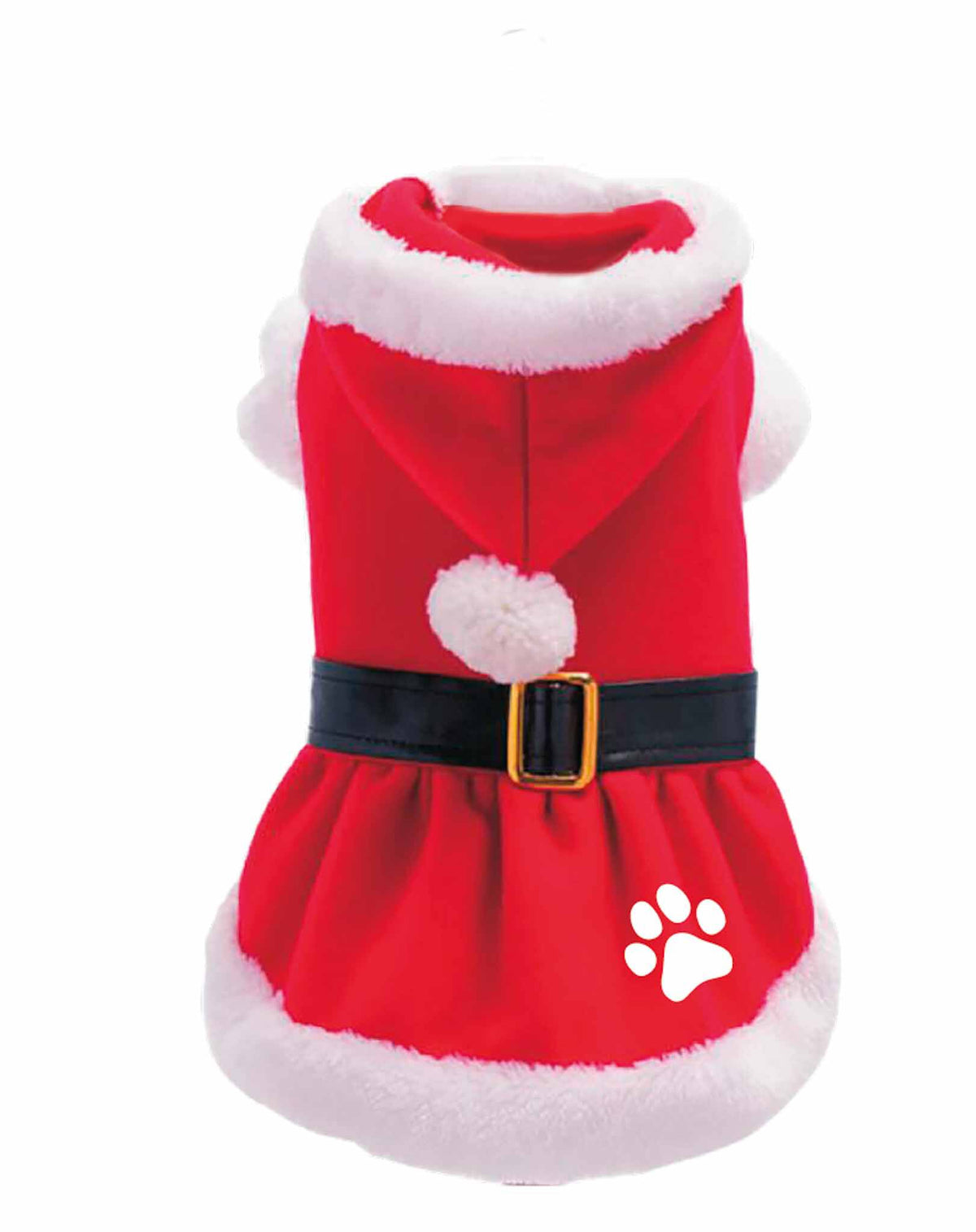 FLAMINGO XMAS CANE COSTUME "RED PAW FEMALE" TG. "S" 25 CM