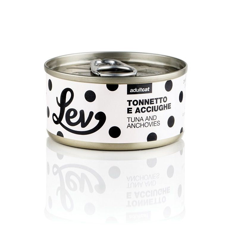 LEV GATTO LATTINA IN ACQUA DI COTTURA ADULTO TONNETTO & ACCIUGHE 70 GR
