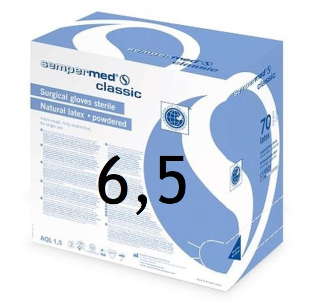 GUANTO SEMPERIT STERILE 6.5