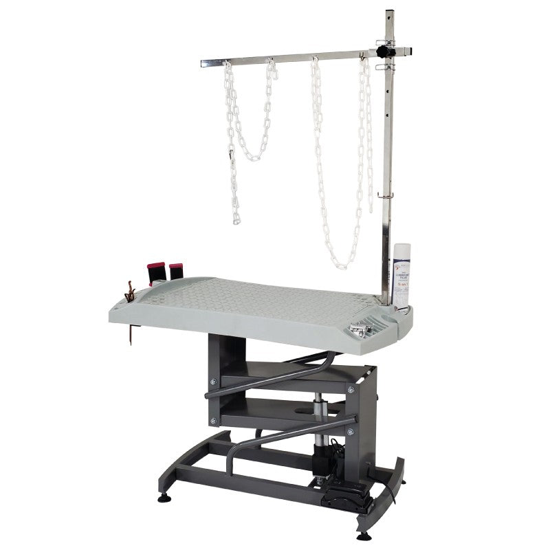 AGC CREATION TAVOLO DA TOELETTATURA "EVOLUTECH 100" REGOLABILE CON TELAIO ELETTRICO GRIGIO GRANITO