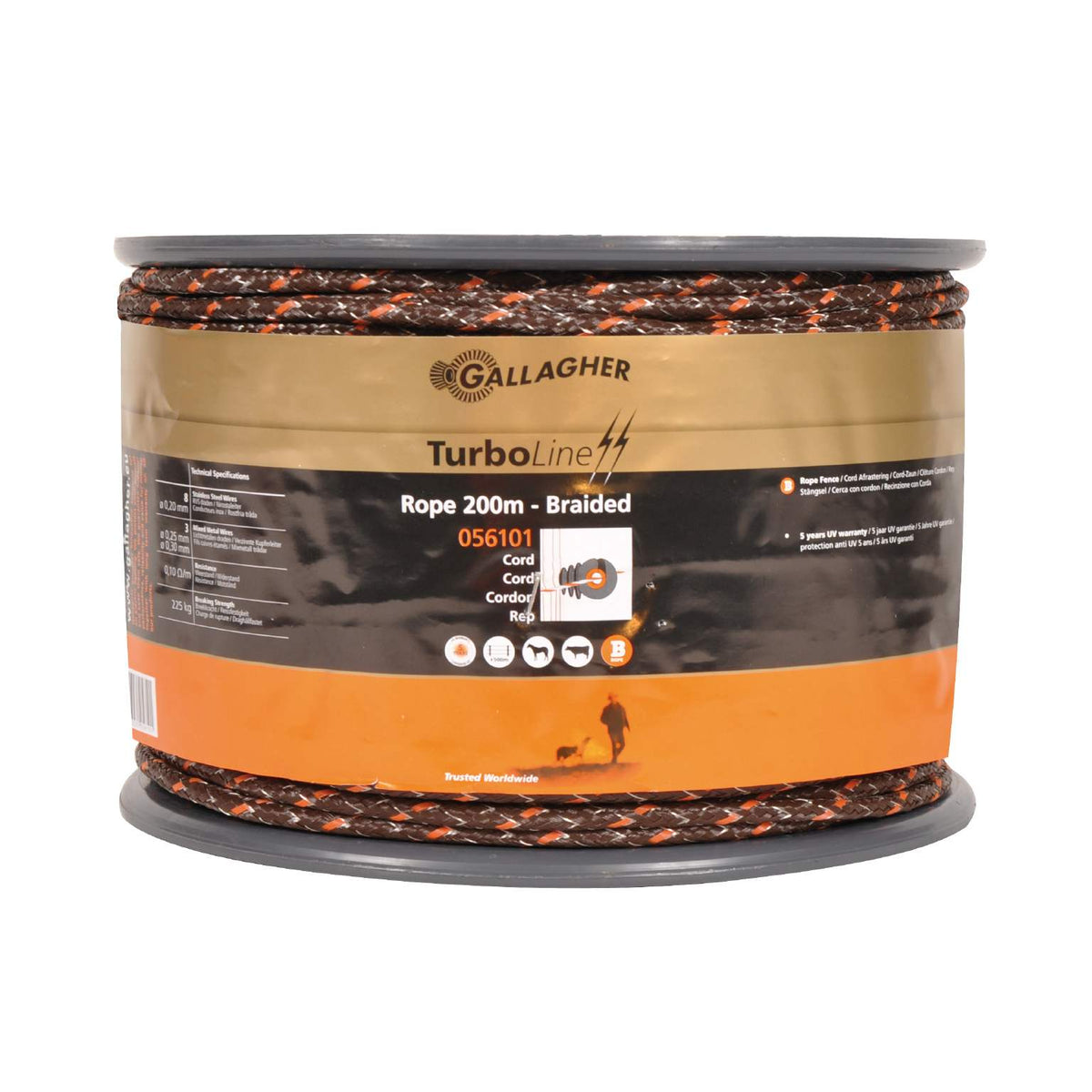 CORDA TURBOLINE BRIDE TERRA Bobina 200mt 8+3 conduttori