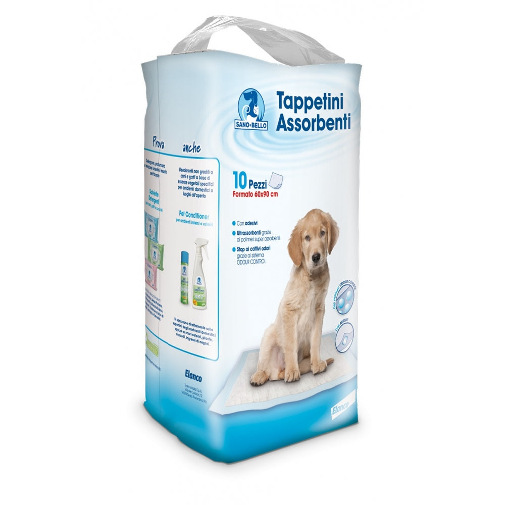 SANOeBELLO TAPPETINI IGIENICI "MORBIDEZZA & COMFORT" 60x90 CM CF. (10 PZ)