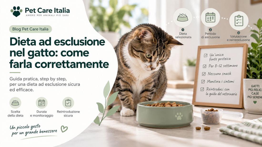 Gatto e dieta ad esclusione per sensibilità alimentari