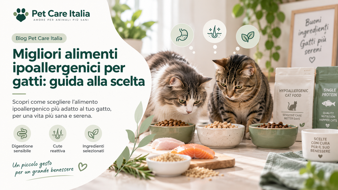 Gatto e alimenti ipoallergenici per sensibilità alimentari