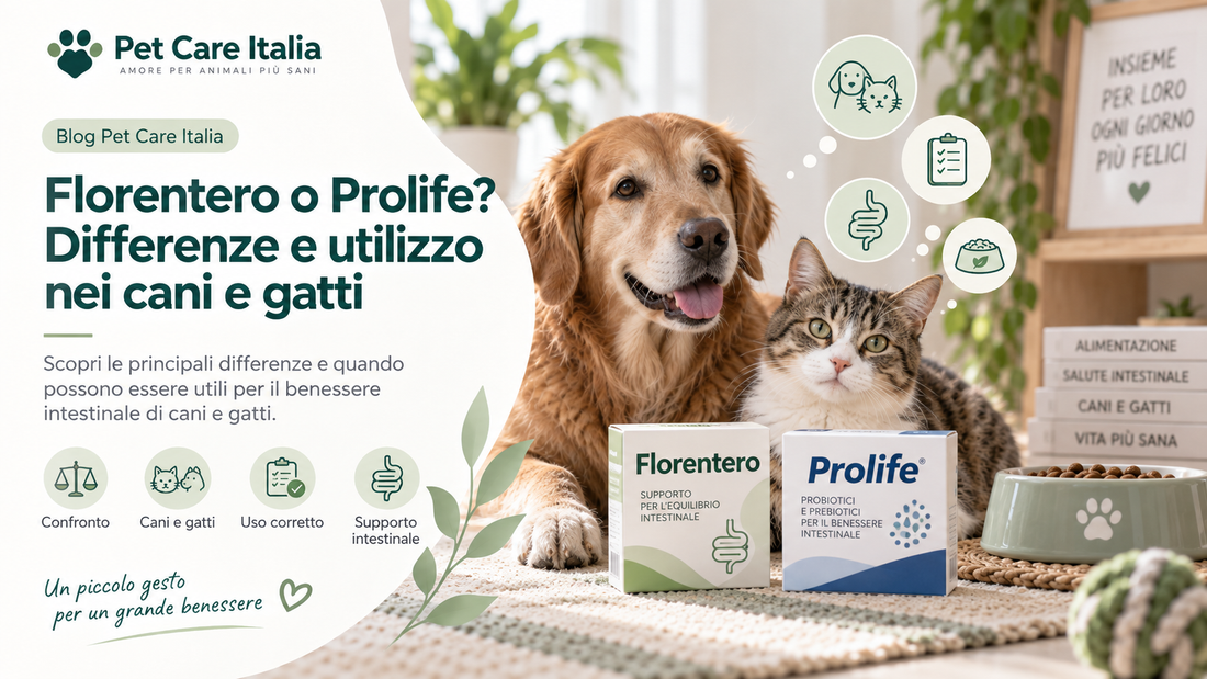 Confronto tra Florentero e Prolife per cani e gatti