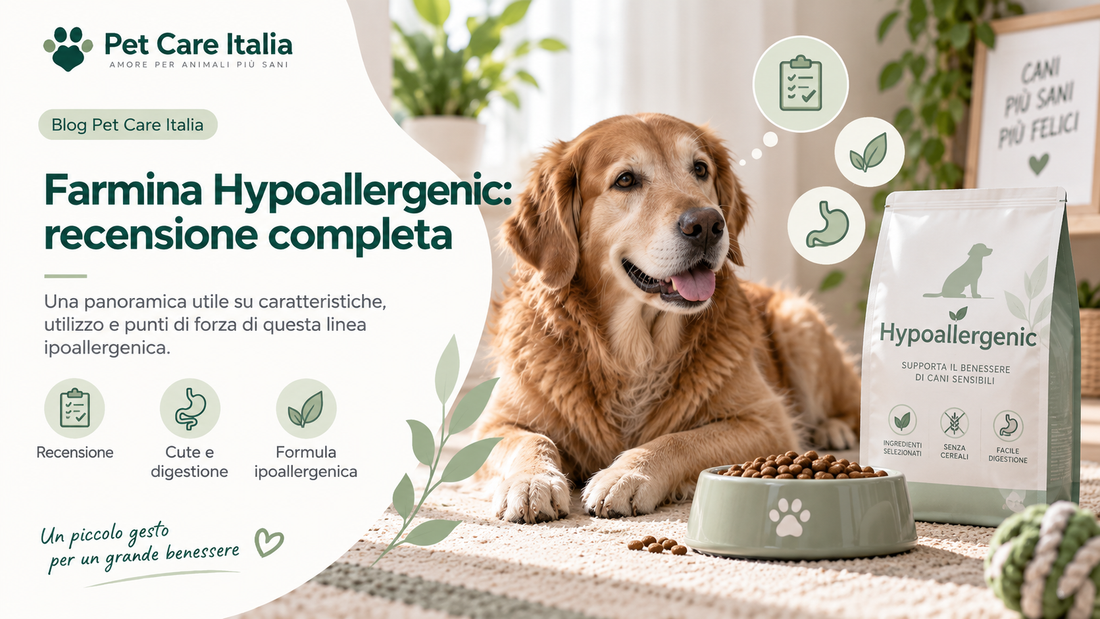 Farmina Hypoallergenic e alimentazione per sensibilità alimentari