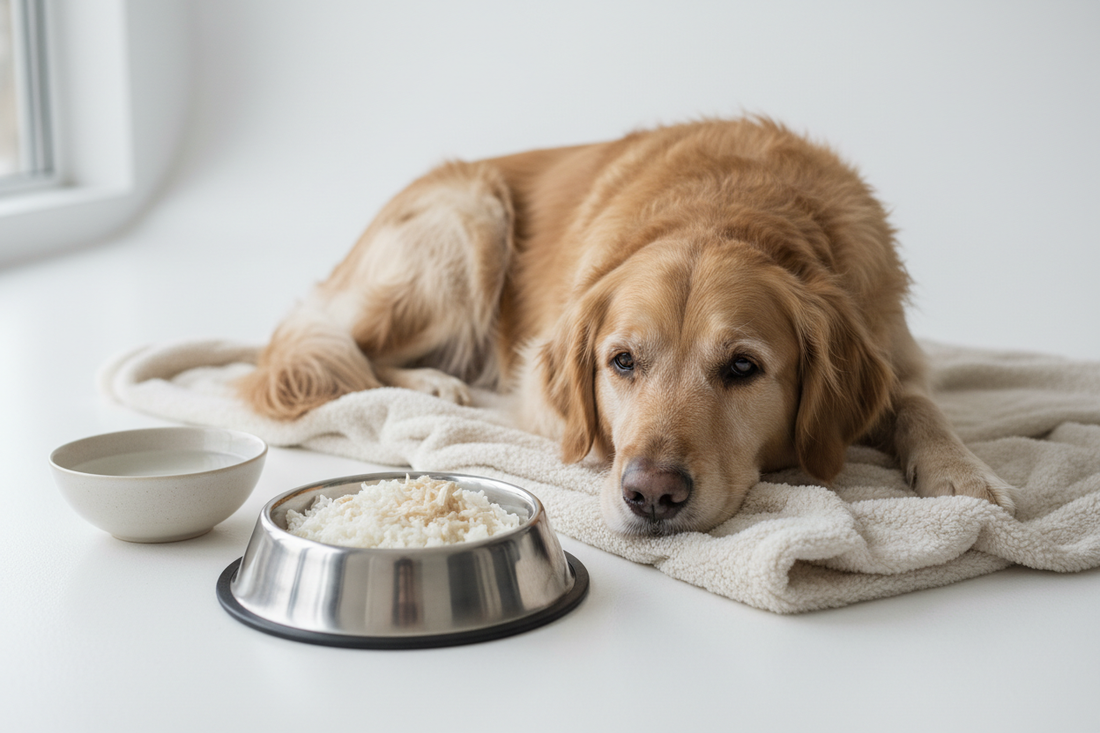 Cane con diarrea: cosa fare e cosa dare da mangiare