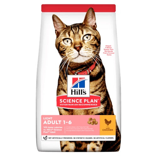 Hill's Feline Adult Light Chicken 7 kg New