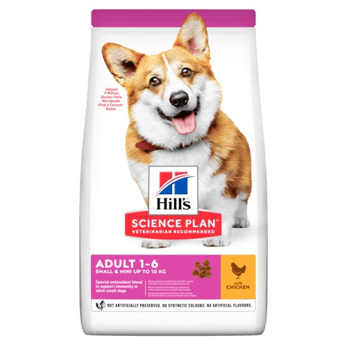HILL'S CANINE ADULT SMALL&MINI CHICKEN 6 KG NEW