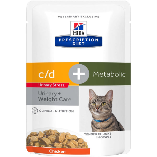 HILL'S PD FELINE C/D URINARY STRESS + METABOLIC 85 GR