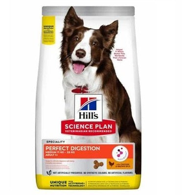 HILL'S CANINE PERFECT DIGESTION ADULT MEDIUM 12 KG
