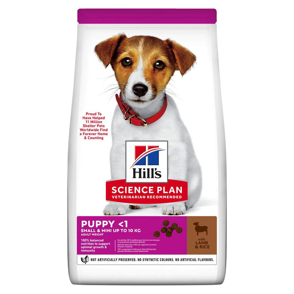 Hill's Canine Puppy Small & Mini Agnello & Riso 1,5 kg