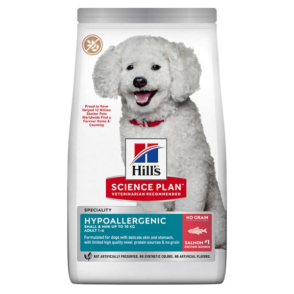 HILL'S CANINE ADULT HYPOALLERGENIC SMALL&MINI SALMONE 6 KG